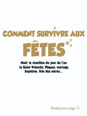 cover image of Comment survivre aux fêtes